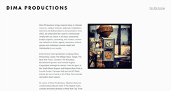 Desktop Screenshot of dimaproductions.com